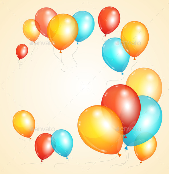 GraphicRiver Balloon Card 11110249 GraphicRiver Balloon Card 11110249