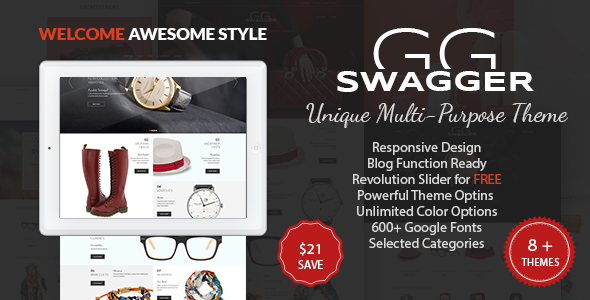 SWAGGER - Multi-Purpose PrestaShop Theme