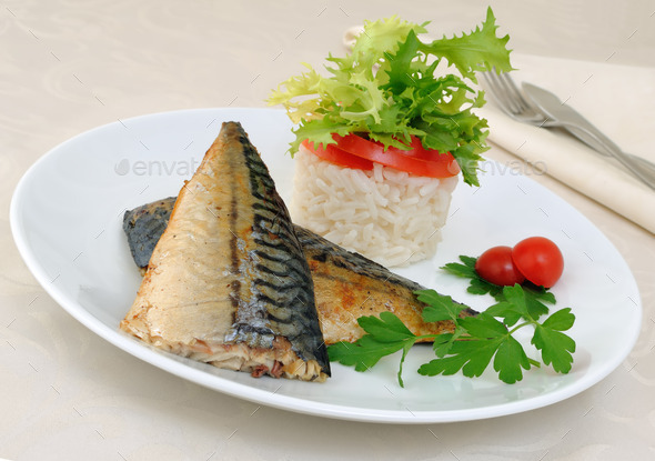 Baked mackerel (Misc) Photo Download