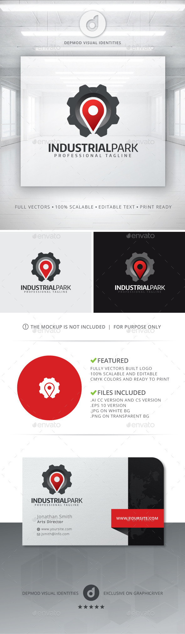 GraphicRiver Industrial Park Logo 11112398 GraphicRiver Industrial Park Logo 11112398