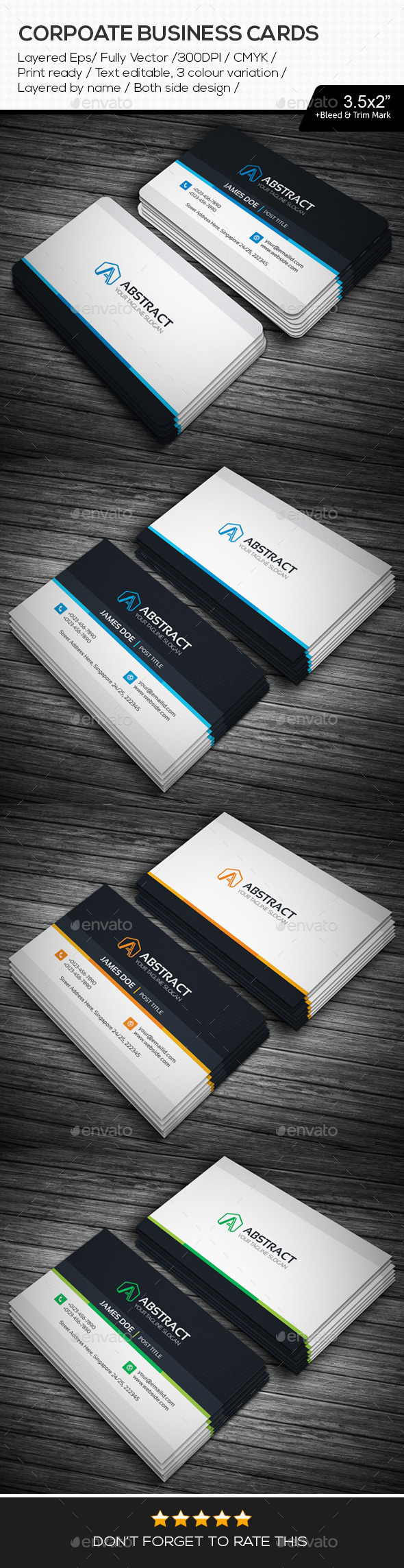 GraphicRiver Abstract Corporate Business Cards 11112901 GraphicRiver Abstract Corporate Business Cards 11112901