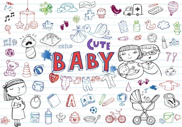 GraphicRiver Infant Icon Set 11114539 GraphicRiver Infant Icon Set 11114539