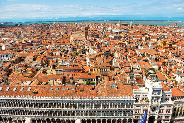 Venice roofs from above (Misc) Photo Download