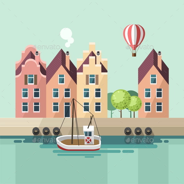 GraphicRiver Urban Landscape 11115264 GraphicRiver Urban Landscape 11115264