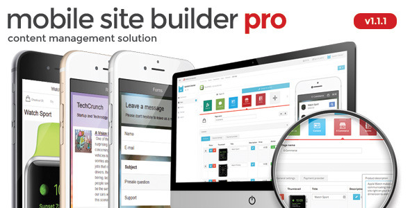 Mobile Site Builder Pro - CodeCanyon Item for Sale