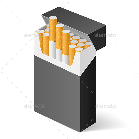 GraphicRiver Pack of Cigarettes 11121017 GraphicRiver Pack of Cigarettes 11121017