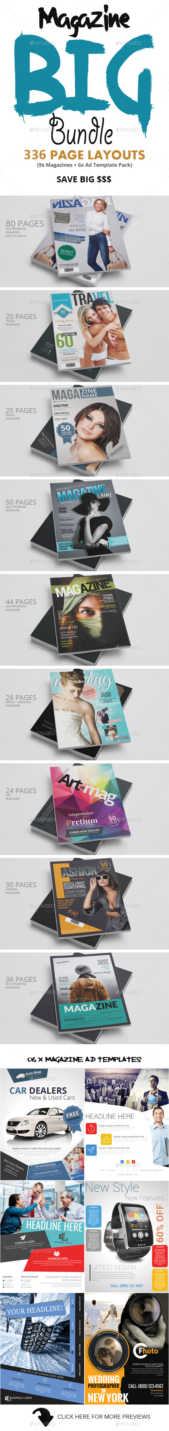 GraphicRiver Photoshop Magazine Big Bundle 11073239 GraphicRiver Photoshop Magazine Big Bundle 11073239