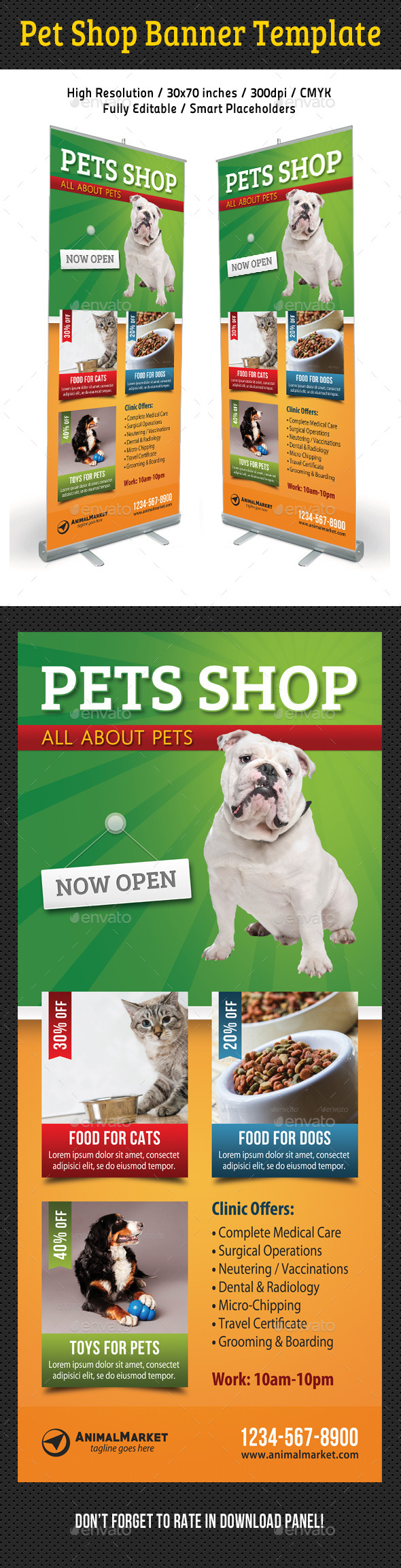 GraphicRiver Pet Shop Banner Template 11121879 GraphicRiver Pet Shop Banner Template 11121879