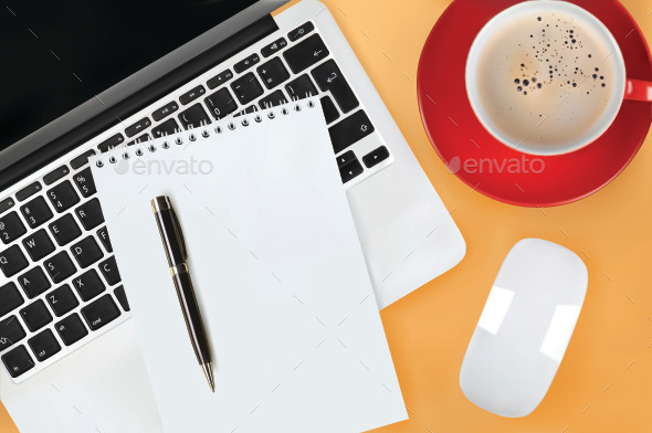 GraphicRiver Desktop with Laptop 11123223 GraphicRiver Desktop with Laptop 11123223