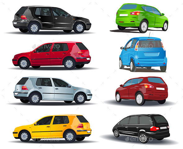 GraphicRiver Set of Cars 11124525 GraphicRiver Set of Cars 11124525