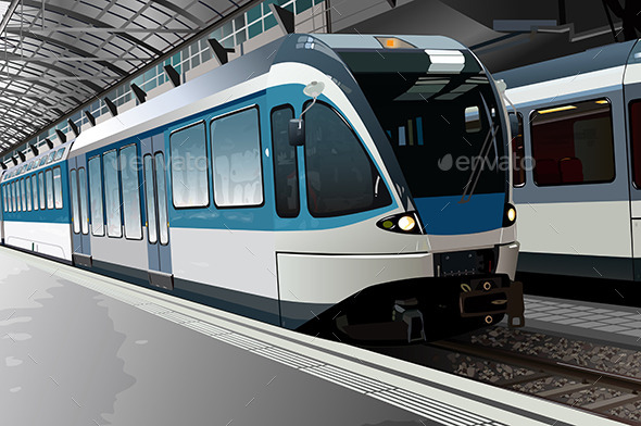 GraphicRiver Railway Station 11125241 GraphicRiver Railway Station 11125241