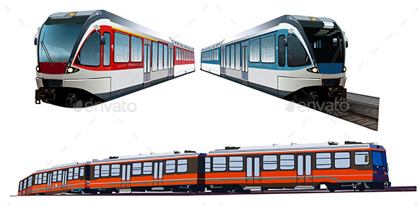 GraphicRiver Set of Trains 11125258 GraphicRiver Set of Trains 11125258