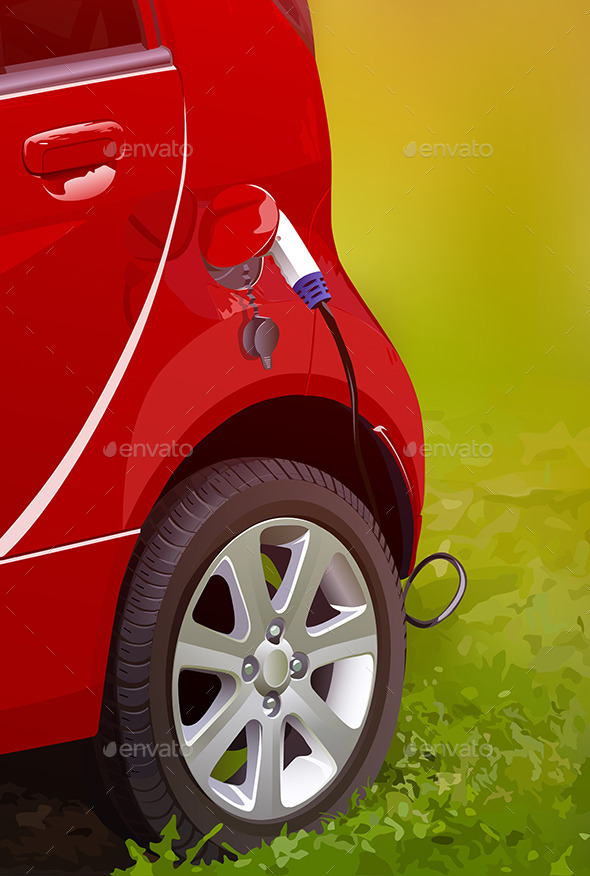 GraphicRiver Electric Car Filling 11125289 GraphicRiver Electric Car Filling 11125289
