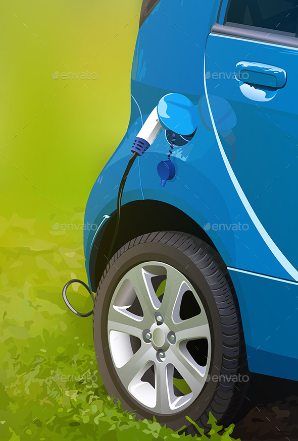 GraphicRiver Electric Car Filling 11125293 GraphicRiver Electric Car Filling 11125293