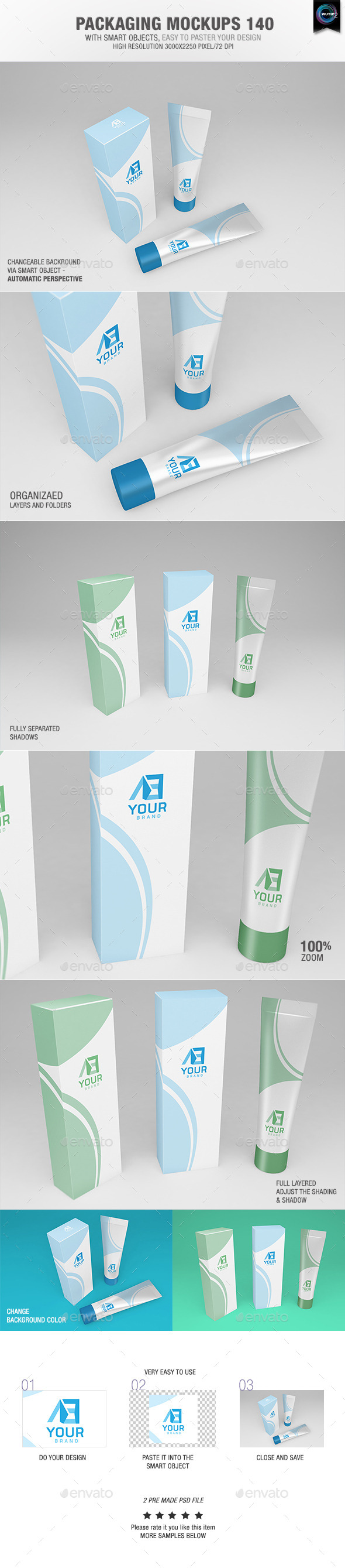 Packaging Mock-ups 140