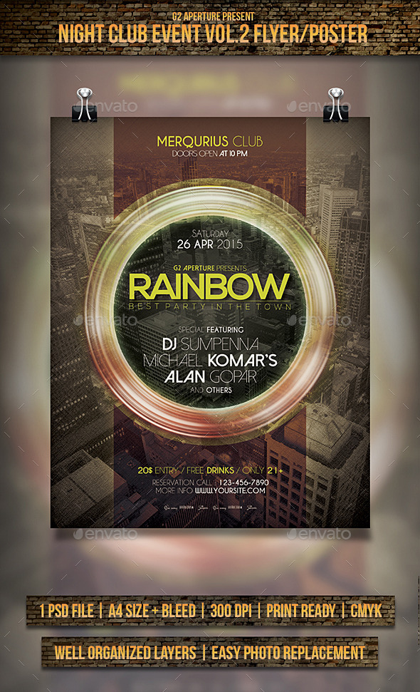 GraphicRiver Night Club Event Flyer Poster Vol.2 11129284 GraphicRiver Night Club Event Flyer Poster Vol.2 11129284