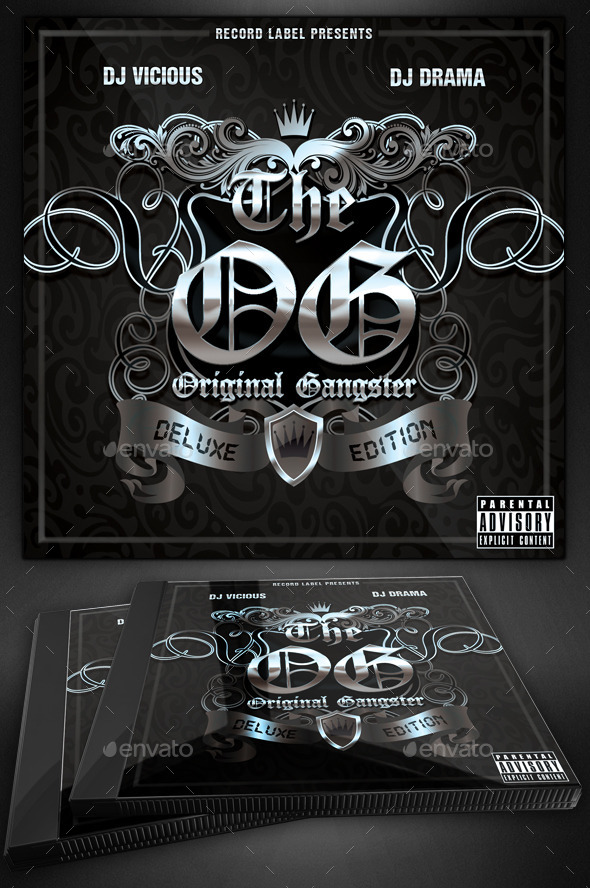 GraphicRiver Original Gangster Mixtape Cover 11130483 GraphicRiver Original Gangster Mixtape Cover 11130483