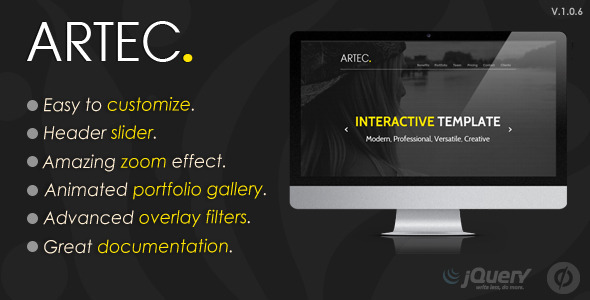 ARTEC - Multipurpose Unbounce Template