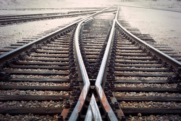 Vintage railroad junction (Misc) Photo Download