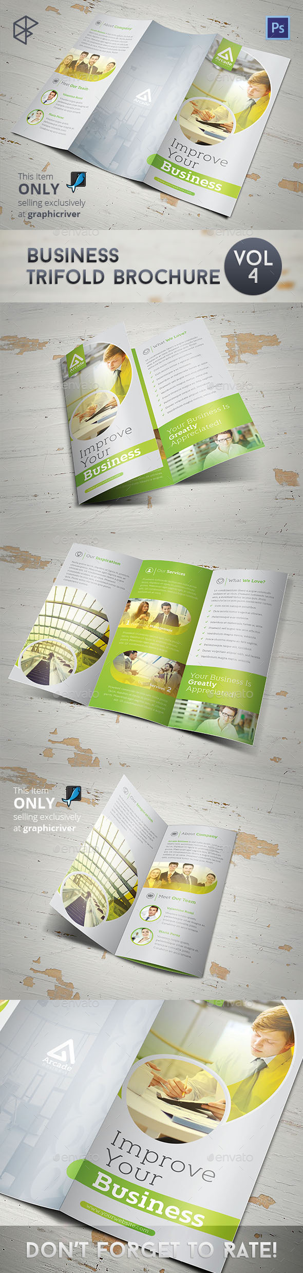 GraphicRiver Business Trifold Brochure Vol 4 11134558 GraphicRiver Business Trifold Brochure Vol 4 11134558