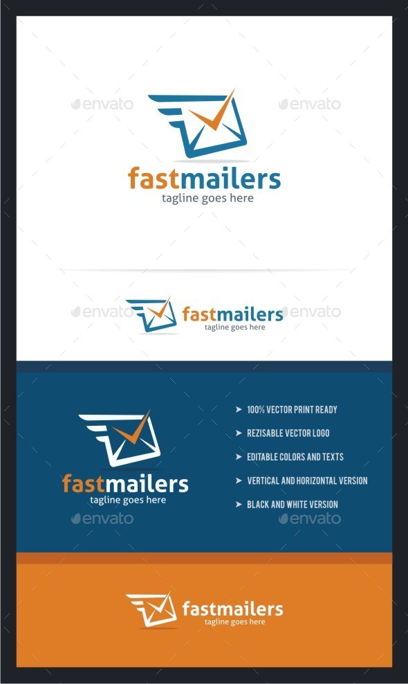 GraphicRiver Fast Mailers Logo Template 11136430 GraphicRiver Fast Mailers Logo Template 11136430