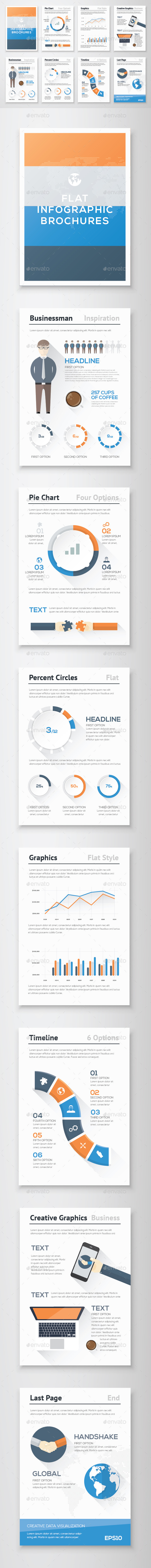 Infographic Brochure Vector Elements Kit 13