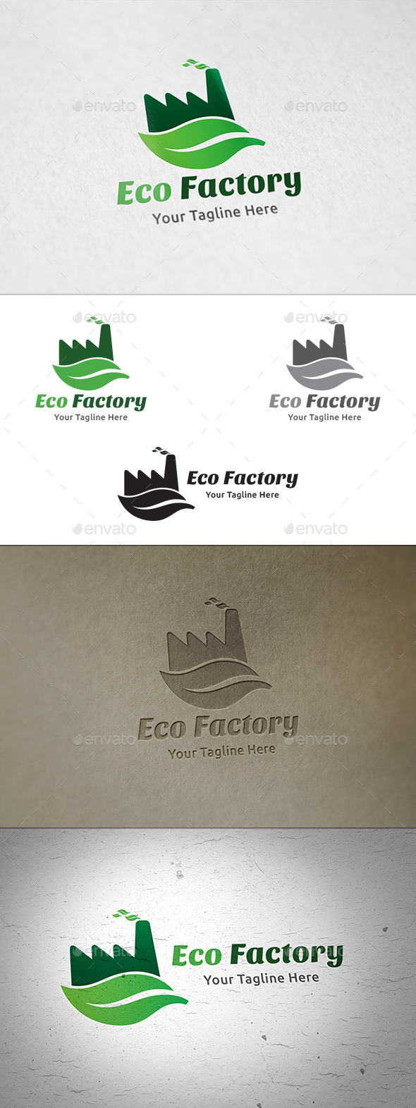 GraphicRiver Eco Factory Logo Template 11139864 GraphicRiver Eco Factory Logo Template 11139864