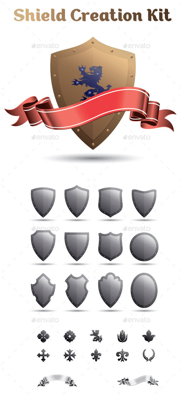 GraphicRiver Shield Creation Kit 11140404 GraphicRiver Shield Creation Kit 11140404