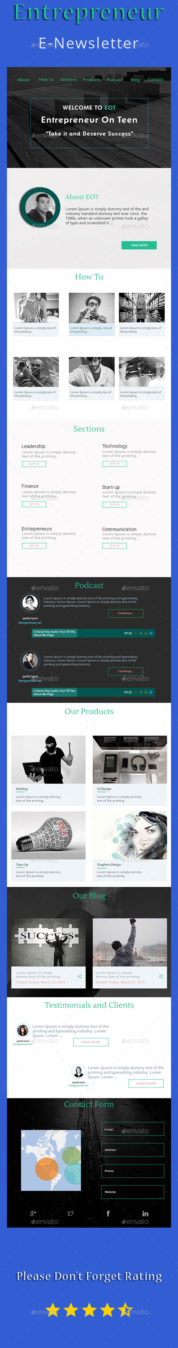 GraphicRiver Entrepreneur Email Newsletter 11071041 GraphicRiver Entrepreneur Email Newsletter 11071041