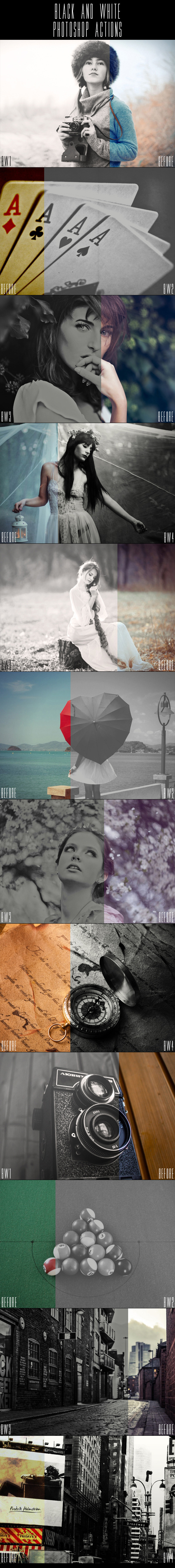 GraphicRiver Black and White Photoshop Actions 11142816 GraphicRiver Black and White Photoshop Actions 11142816