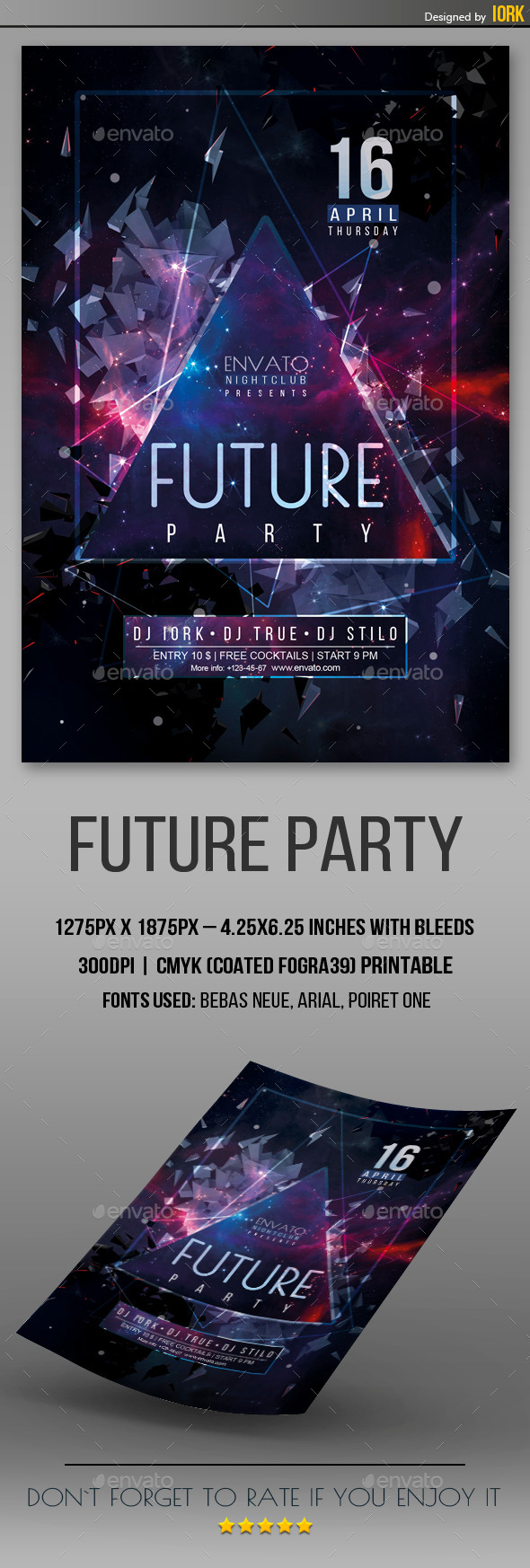 Future Party Flyer (Events)