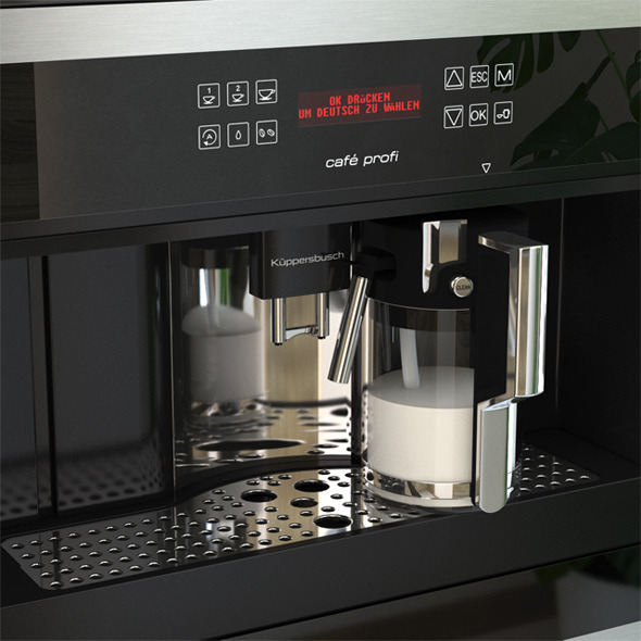 3DOcean Black Coffee Machine EKV6500 Kuppersbusch 11147419 3DOcean Black Coffee Machine EKV6500 Kuppersbusch 11147419