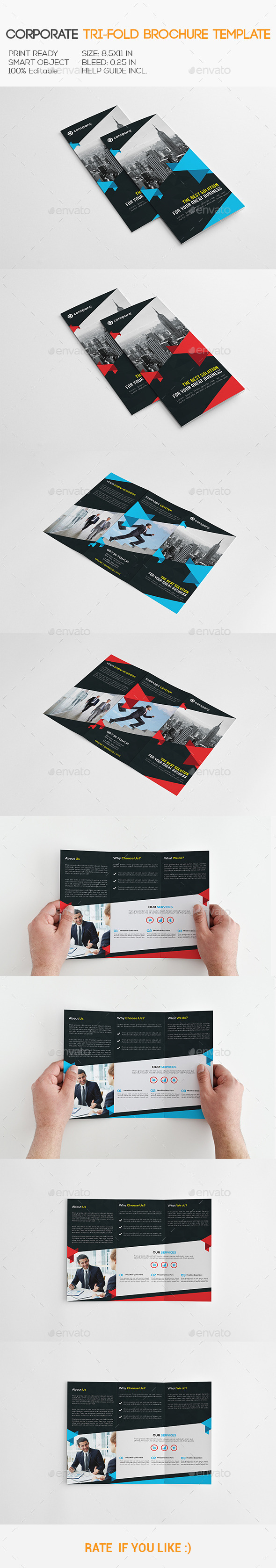 GraphicRiver Corporate Trifold Brochure 11148571 GraphicRiver Corporate Trifold Brochure 11148571