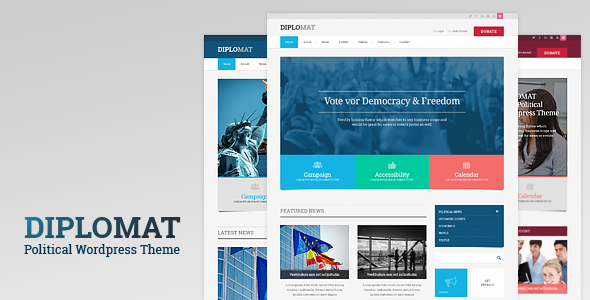 ThemeForest Diplomat Political WordPress Theme 11007888 ThemeForest Diplomat Political WordPress Theme 11007888