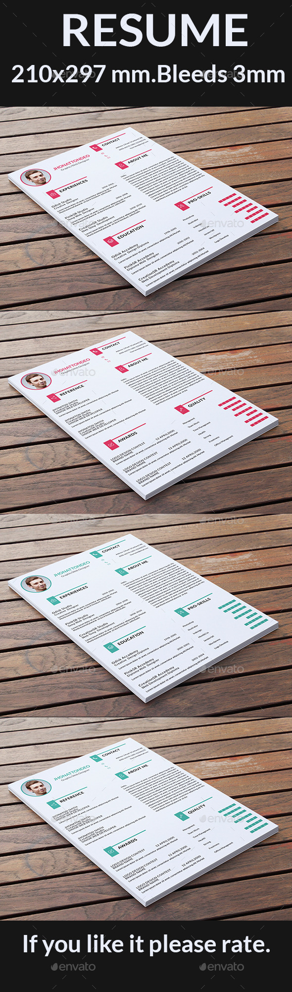 GraphicRiver Resume 11150251 GraphicRiver Resume 11150251