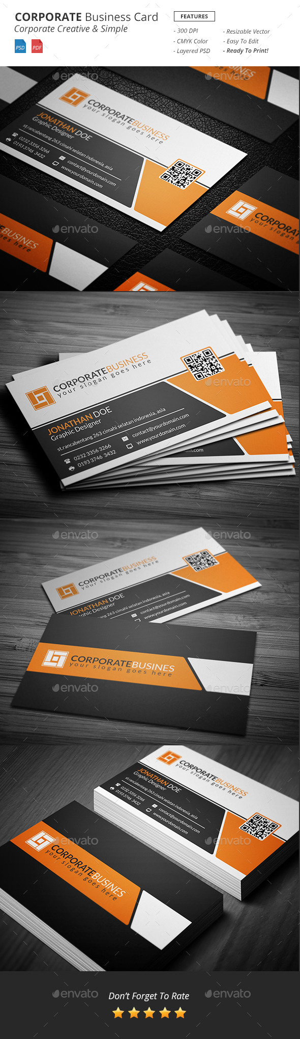 GraphicRiver Corporate Business Card Template 11150313 GraphicRiver Corporate Business Card Template 11150313