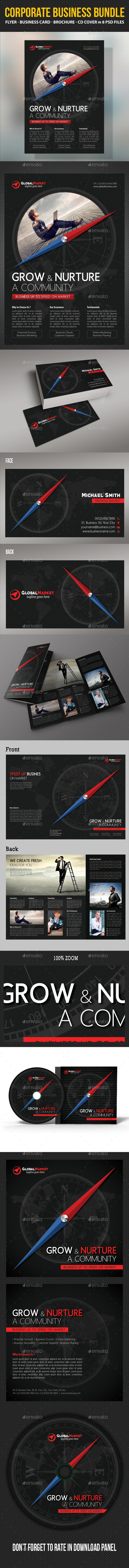 GraphicRiver 4 in 1 Corporate Business Bundle 11151450 GraphicRiver 4 in 1 Corporate Business Bundle 11151450