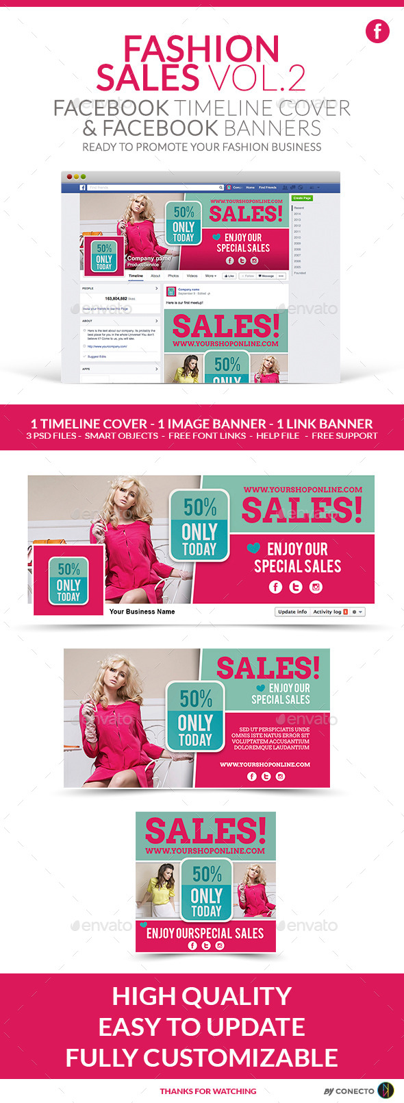 GraphicRiver Facebook Pack Fashion Sales Vol 2 11153002 GraphicRiver Facebook Pack Fashion Sales Vol 2 11153002