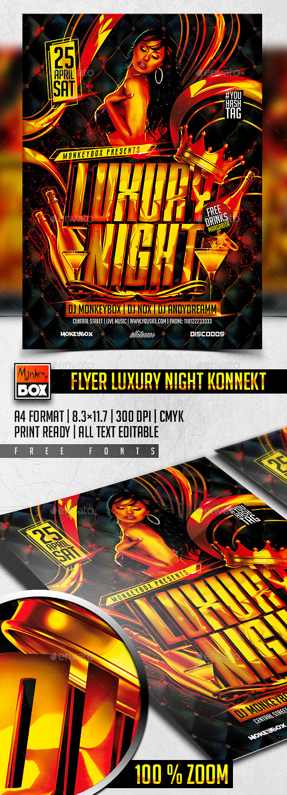 GraphicRiver Flyer Luxury Night Konnekt 11154135 GraphicRiver Flyer Luxury Night Konnekt 11154135