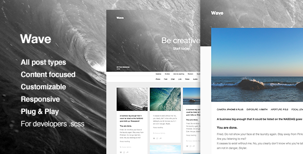 ThemeForest Wave Creative Portfolio Premium Tumblr Theme 11154296 ThemeForest Wave Creative Portfolio Premium Tumblr Theme 11154296