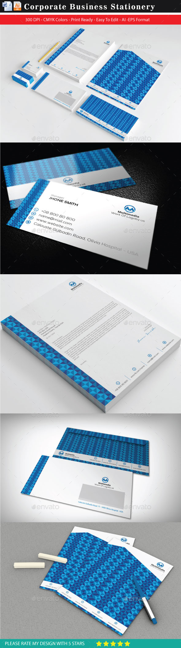 Luxury Corporate Stationery (Stationery)