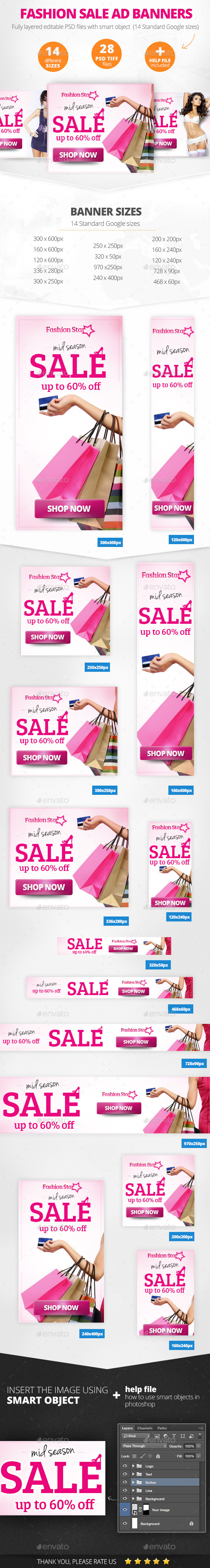 GraphicRiver Fashion Sale Ad Banners 11147522 GraphicRiver Fashion Sale Ad Banners 11147522