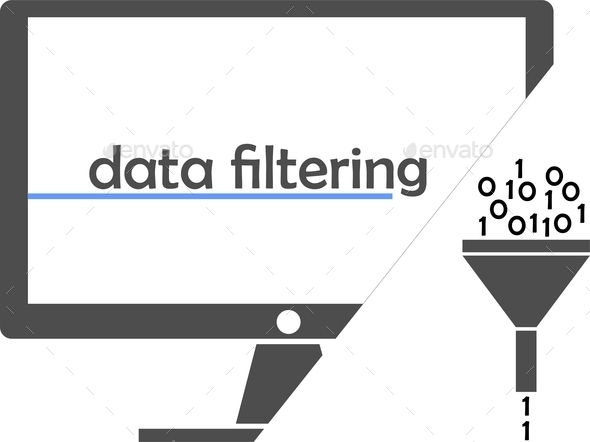 illustration - data filtering (Misc) Photo Download