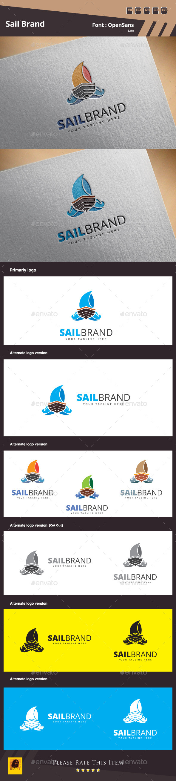 GraphicRiver Sail Brand Logo Template 11155754 GraphicRiver Sail Brand Logo Template 11155754
