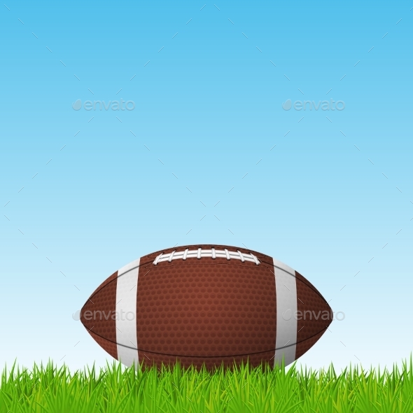 GraphicRiver Football on a Grass Field 11156138 GraphicRiver Football on a Grass Field 11156138