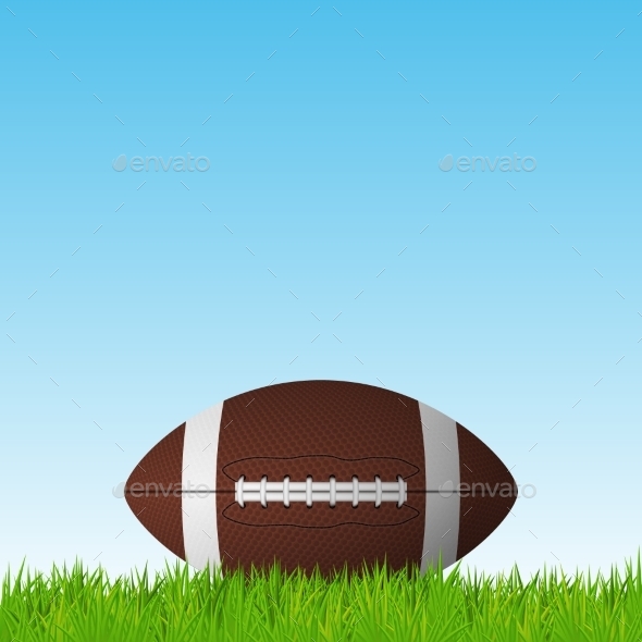 GraphicRiver Football on a Grass Field 11156174 GraphicRiver Football on a Grass Field 11156174