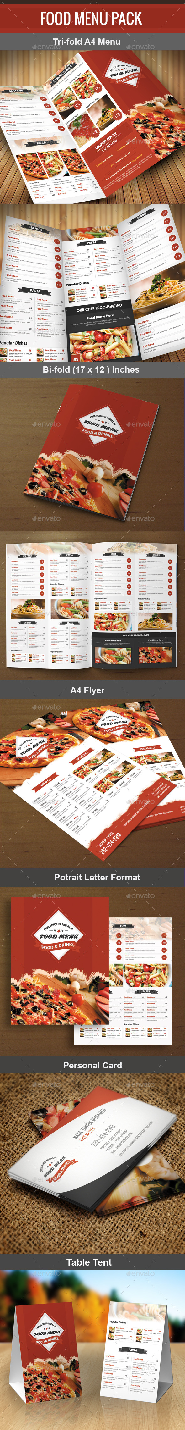 Food Menu Pack 6 (Food Menus)