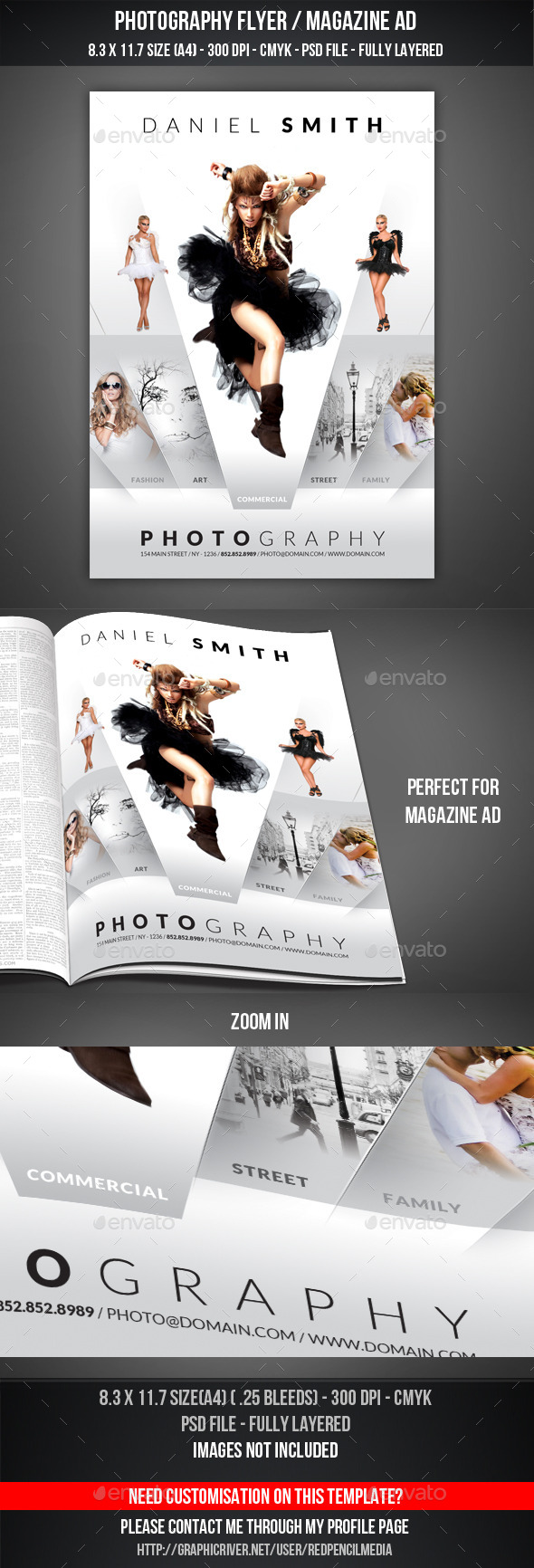 GraphicRiver Photography Flyer Magazine AD 11156574 GraphicRiver Photography Flyer Magazine AD 11156574