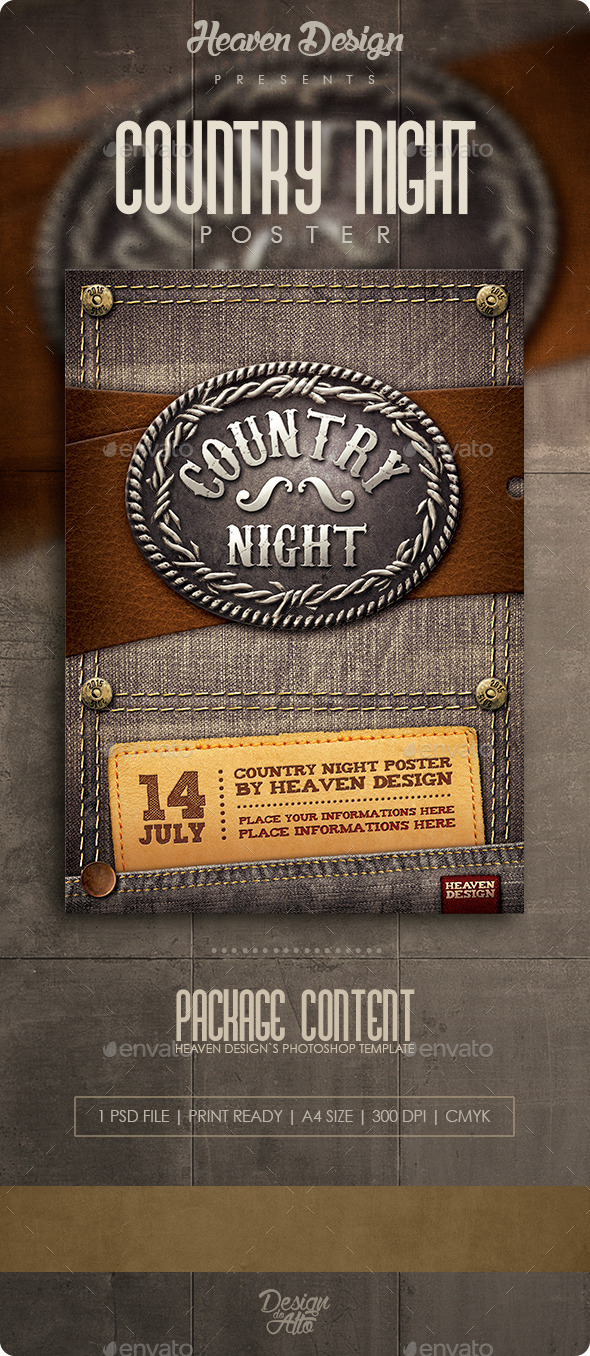 GraphicRiver Country Poster 11105417 GraphicRiver Country Poster 11105417