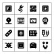 Set Icons of Electricity